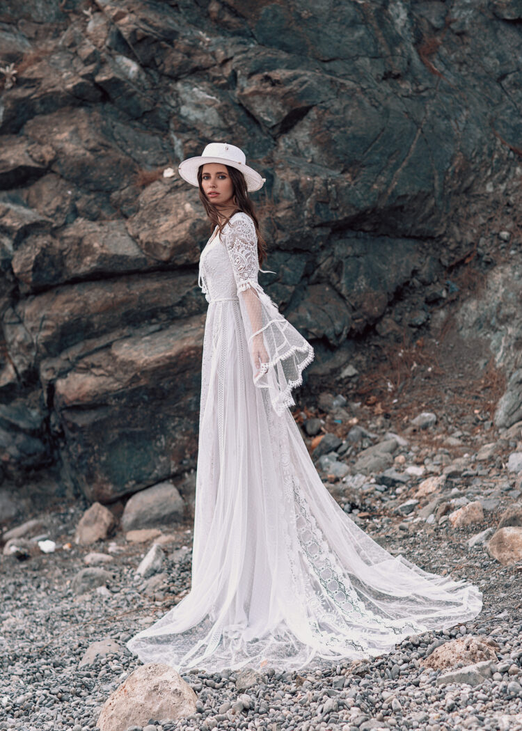 Harmony Cape Wedding Dress buy