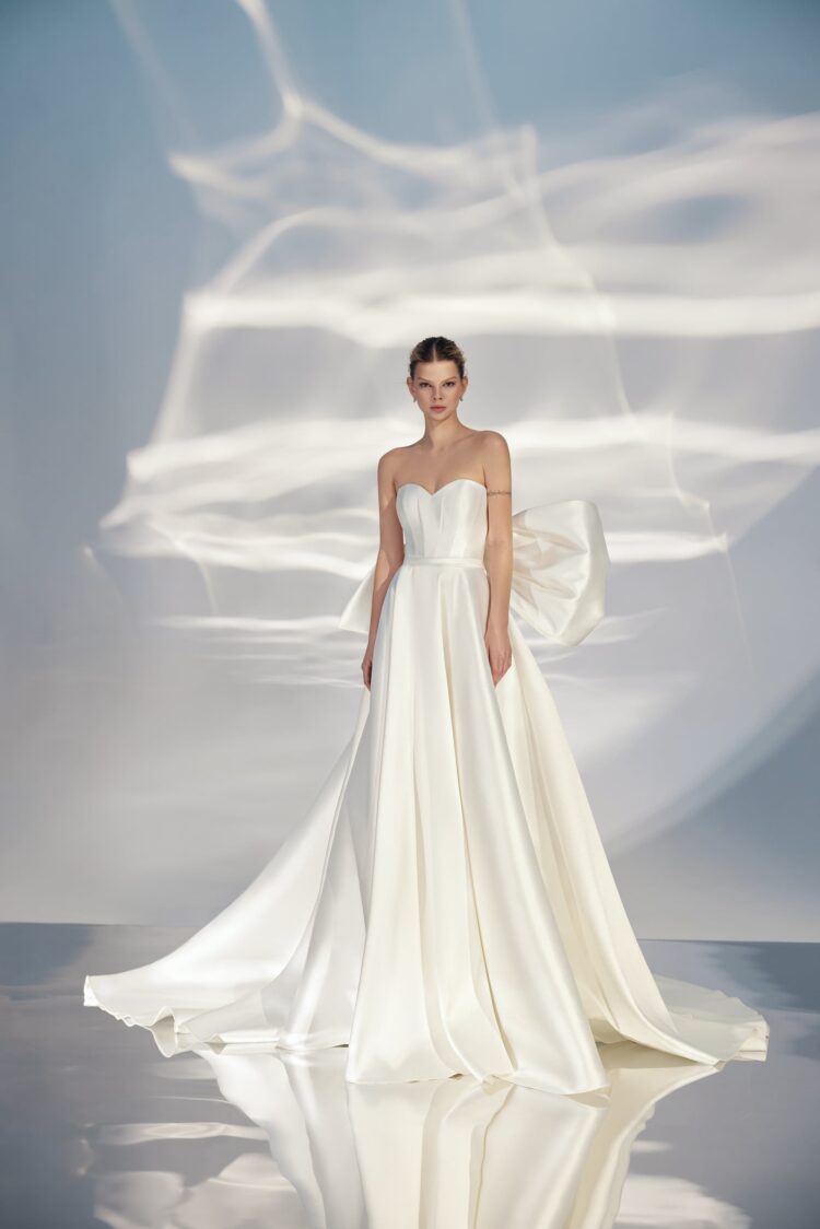 Mikado, Satin Wedding Dress L313