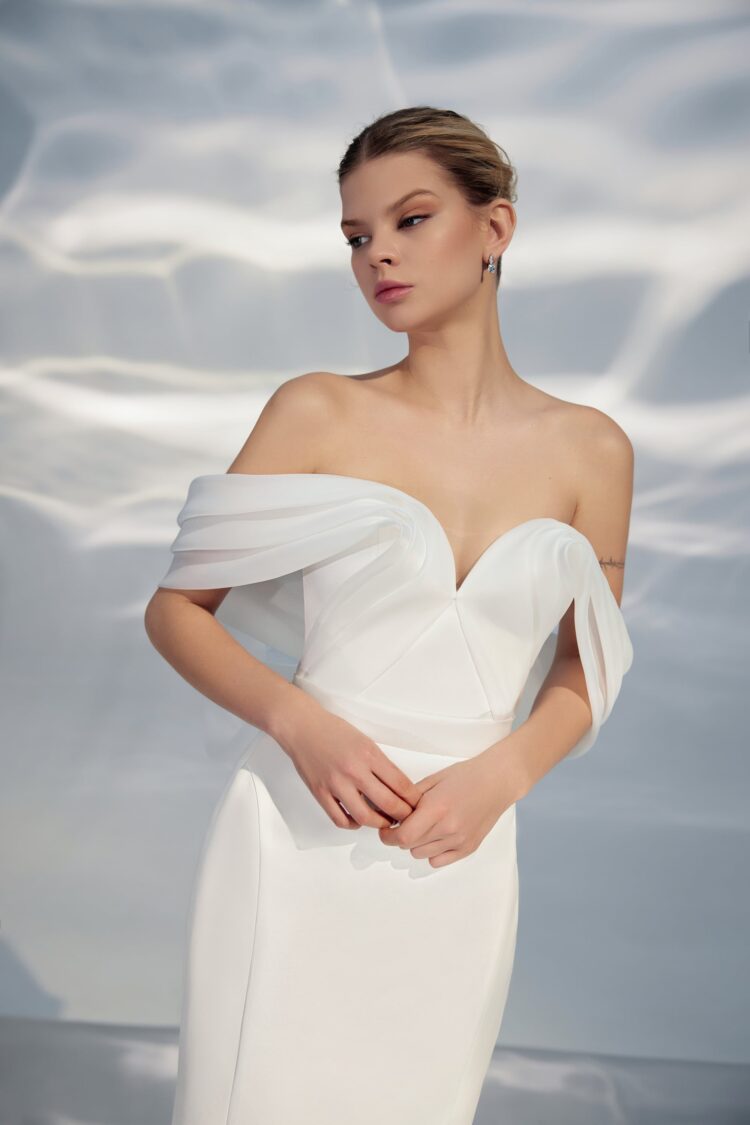 Satin, Organza Wedding Dress L315 price