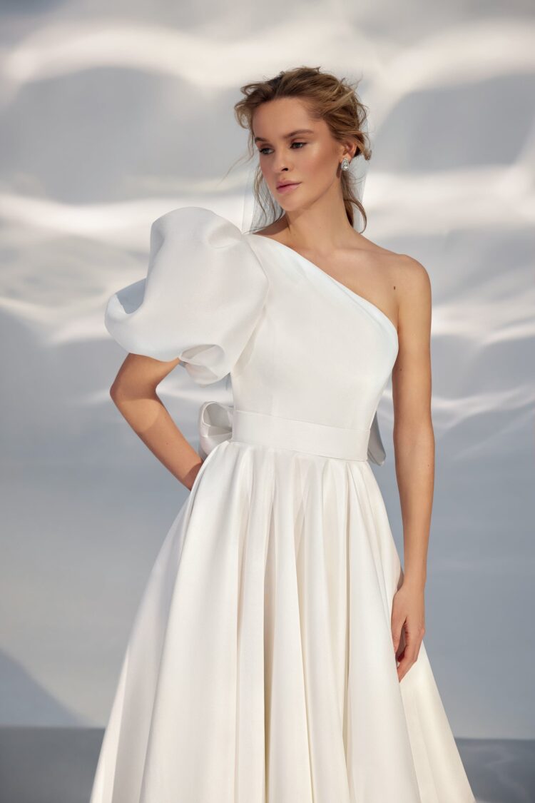 Crepe Satin Wedding Dress L320 price