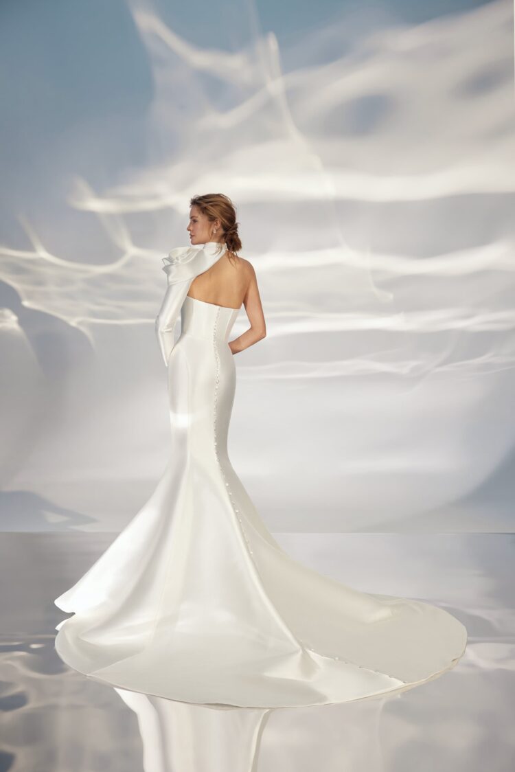 Mikado Ivory Wedding Dress L321 buy