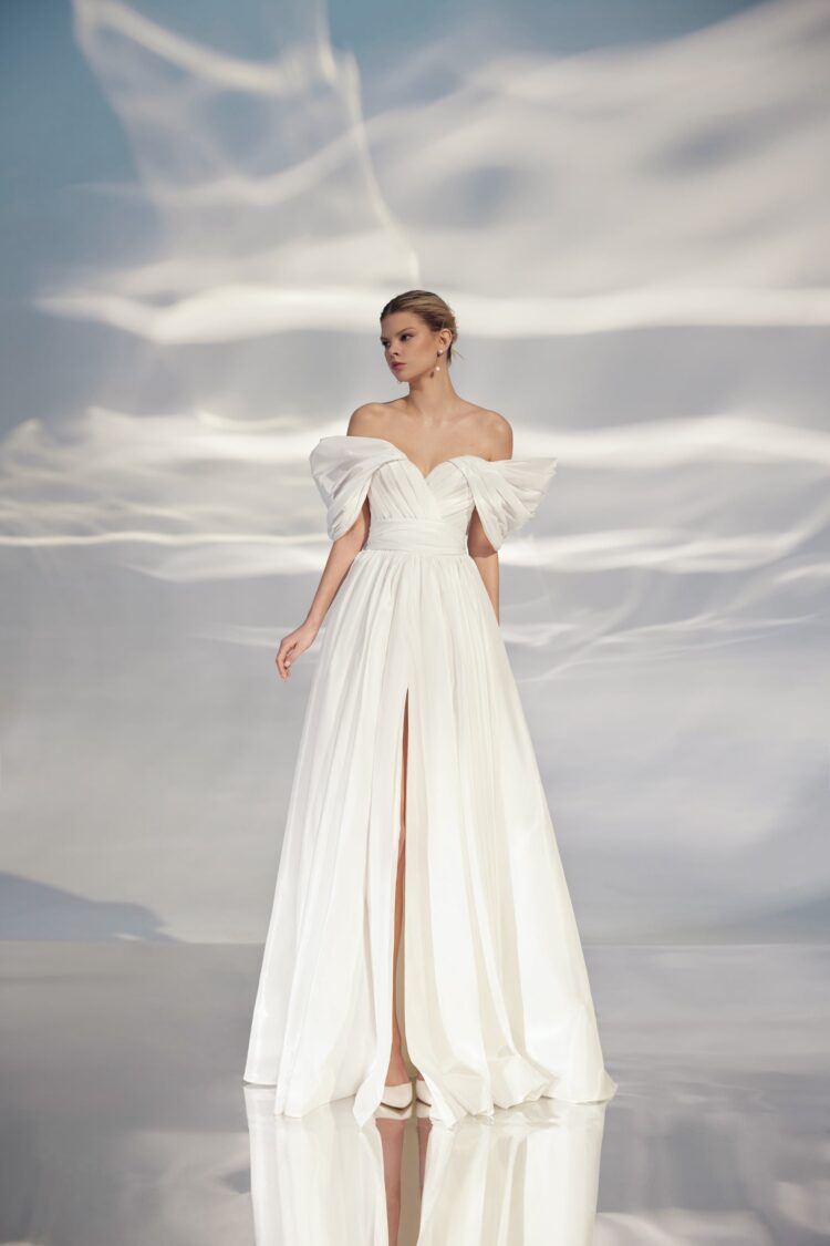 Soft Taffeta Wedding Dress L323