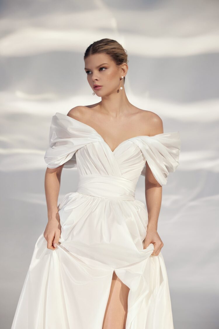 Soft Taffeta Wedding Dress L323 buy dress