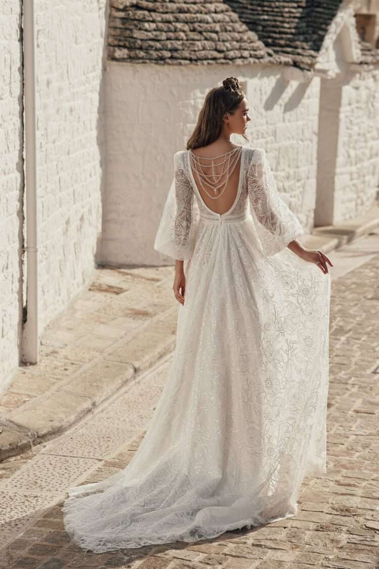 Serenity Sanctuary Wedding Dress Back