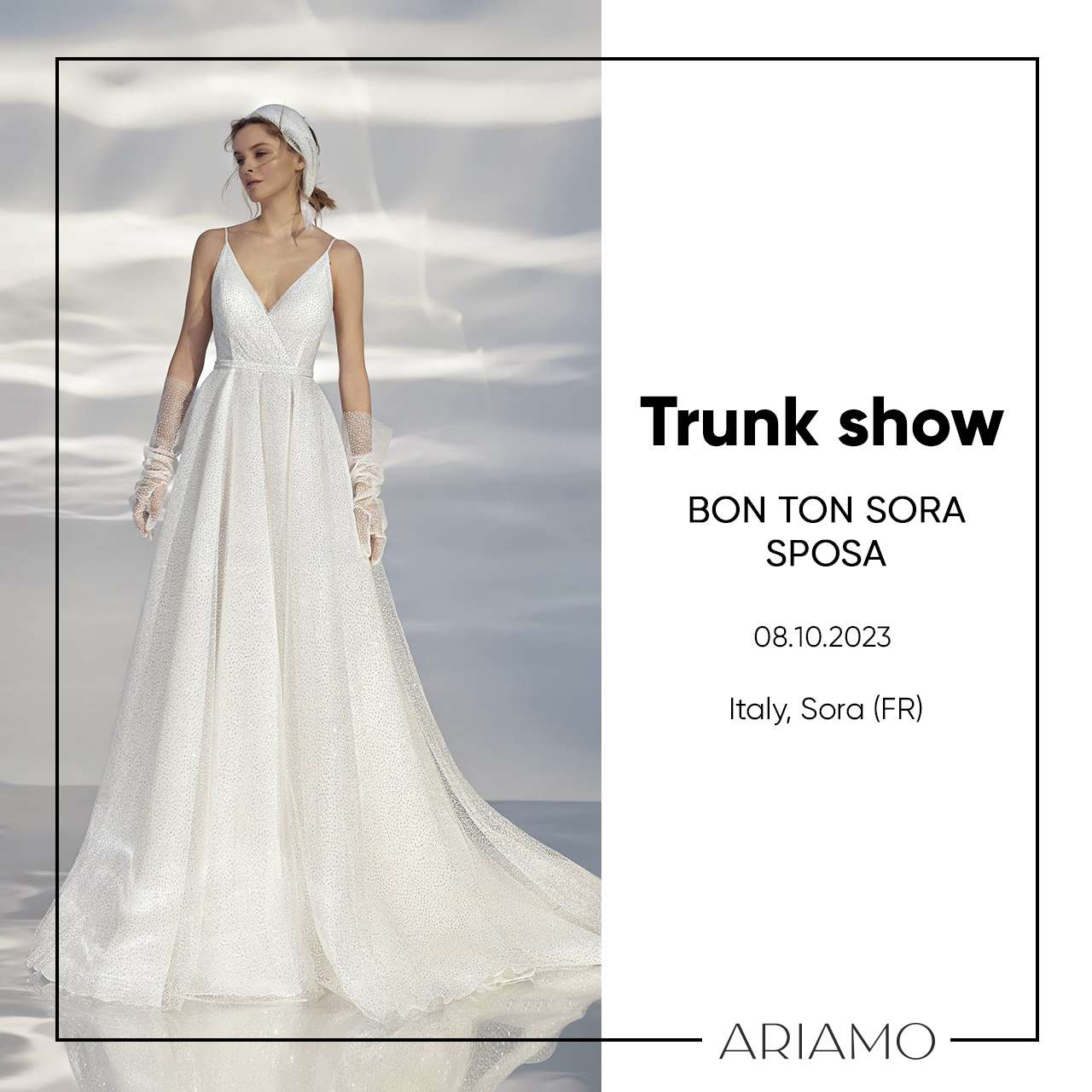 Trunk Show Ariamo Light In Italy, Sora  8.10.2023