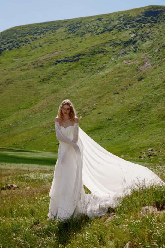 Cosimo Wedding Dress with Cape