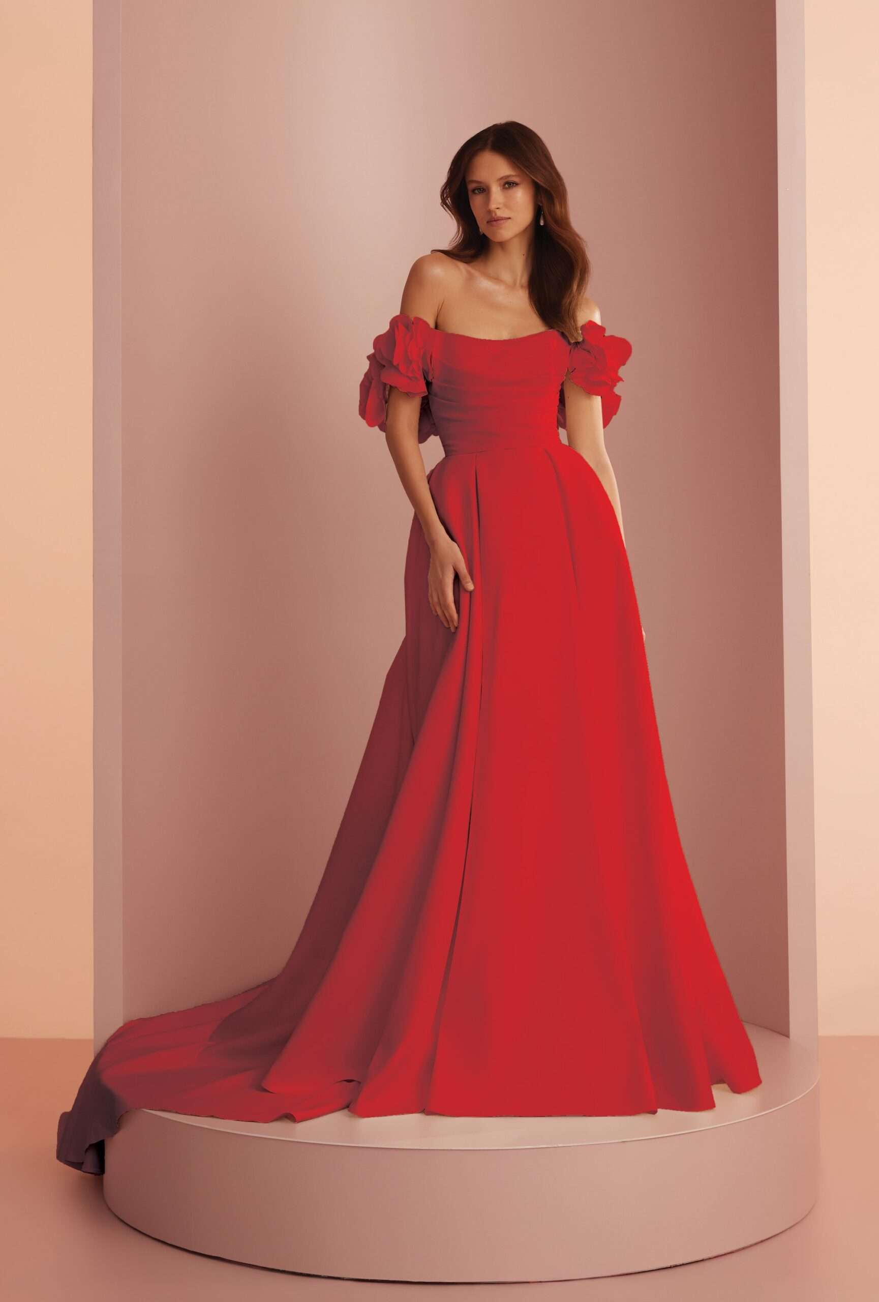 Satin Wedding Dress L402 Ariamo Bridal
