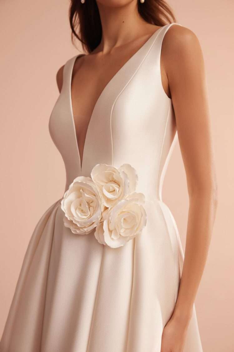 Satin Wedding Dress L404 price