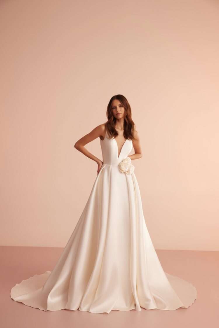 Mikado Wedding Dress L404