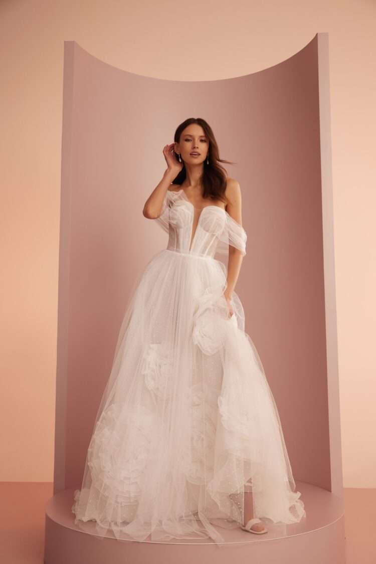 Soft Tulle Wedding Dress L406 price