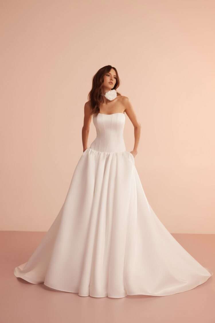 Satin Wedding Dress L409