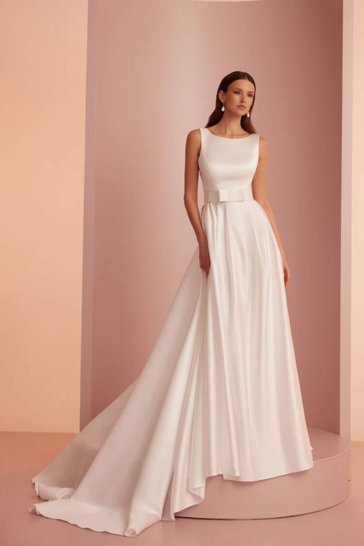 Satin Wedding Dress L435